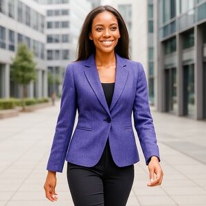 Banana Republic Vibrant Blue Blazer